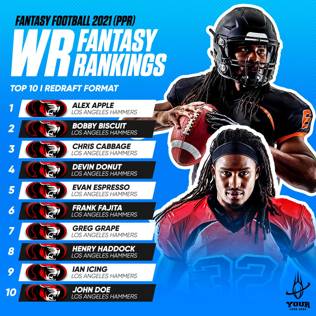 fantasy football ppr wr rankings